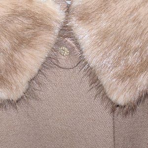 Vintage mink wool coat